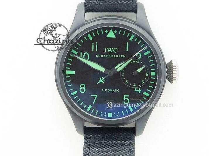 MIROTIME 0513 MARK XVIII Le Petit Prince IW327004 SS FKF 1:1 Best Edition Blue Dial On Brown Leather Strap Trendsetting 7117